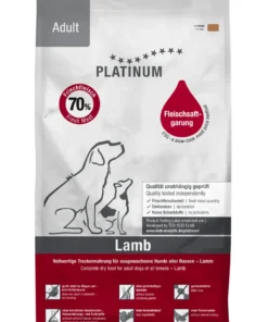 PLATINUM kuivtoit lambaliha ja riisiga täiskasvanud koertele 5 kg