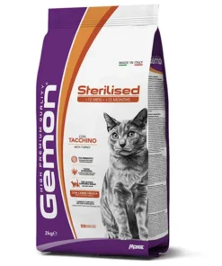 GEMON - Kuivtoit steriliseeritud kassidele kalkuniga 2 kg