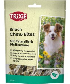 TRIXIE närimismaiustused koertele Denta Fun Chew Bites, petersell/piparmünt, 150 g
