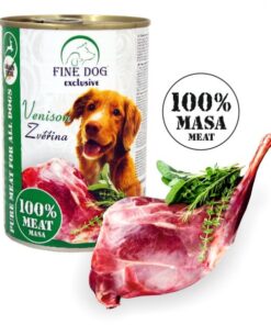 Fine Dog hirvekonserv koertele 100%liha 400g