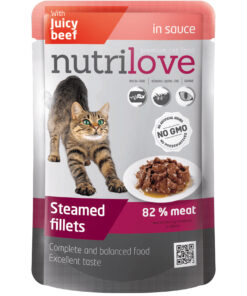 Nutrilove kassieine loomalihafileed kastmes 28X85g