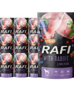 Rafi koerakonserv  küülikuliha, mustikate ja jõhvikatega 10x500 g