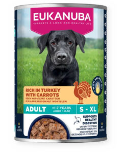 Täissööt (konserv) Eukanuba täiskasvanud koertele - Kalkun porganditega 400g